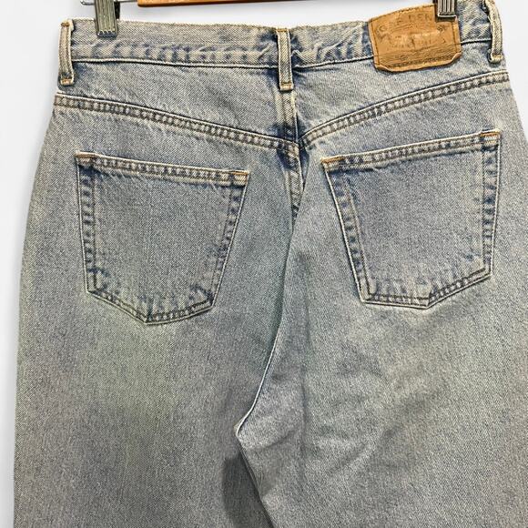 Vintage 90s Minimalist GAP High Waisted Straight Leg Faded Medium Wash Jeans - Picture 7 of 11